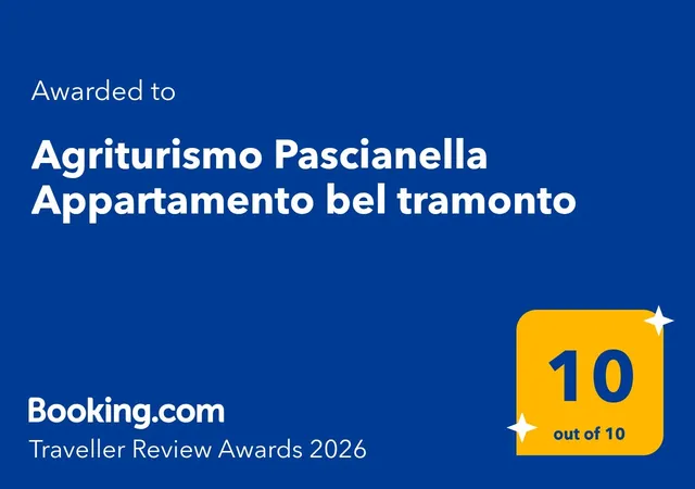 Traveller Review Award 2026 · Booking.com · 10 su 10